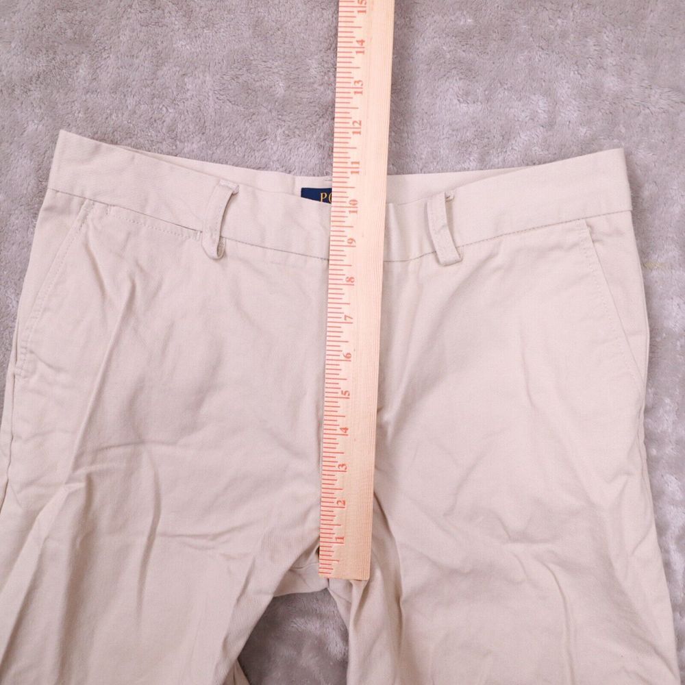 Polo Ralph Lauren‎ Khaki Tan Chino Shorts 10" inseam Cotton Boys Youth Size 18 - Picture 5 of 10
